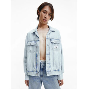Calvin Klein pánská světle modrá džínová bunda - XXL (1AA)